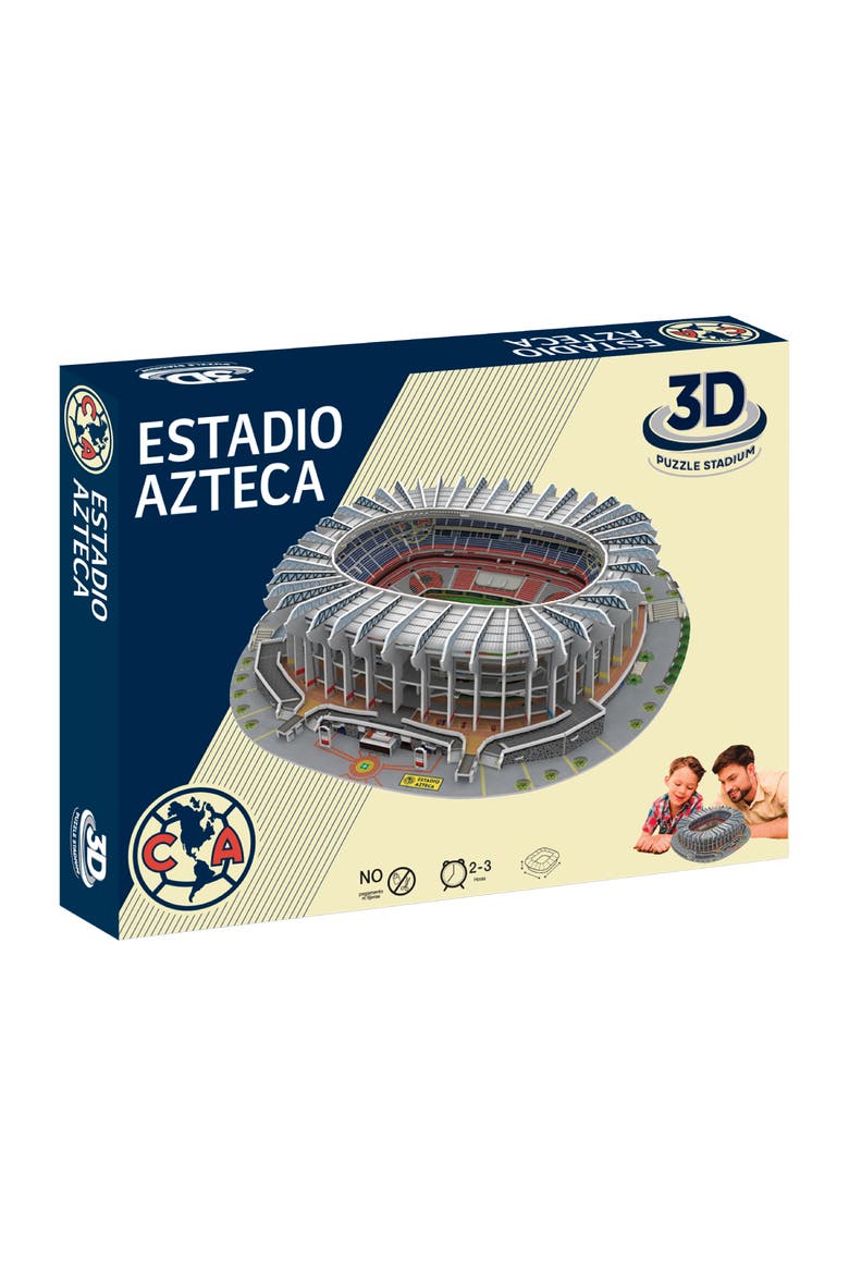 Club America Mexico Stadium 3D Puzzle, Main, color, Yellow