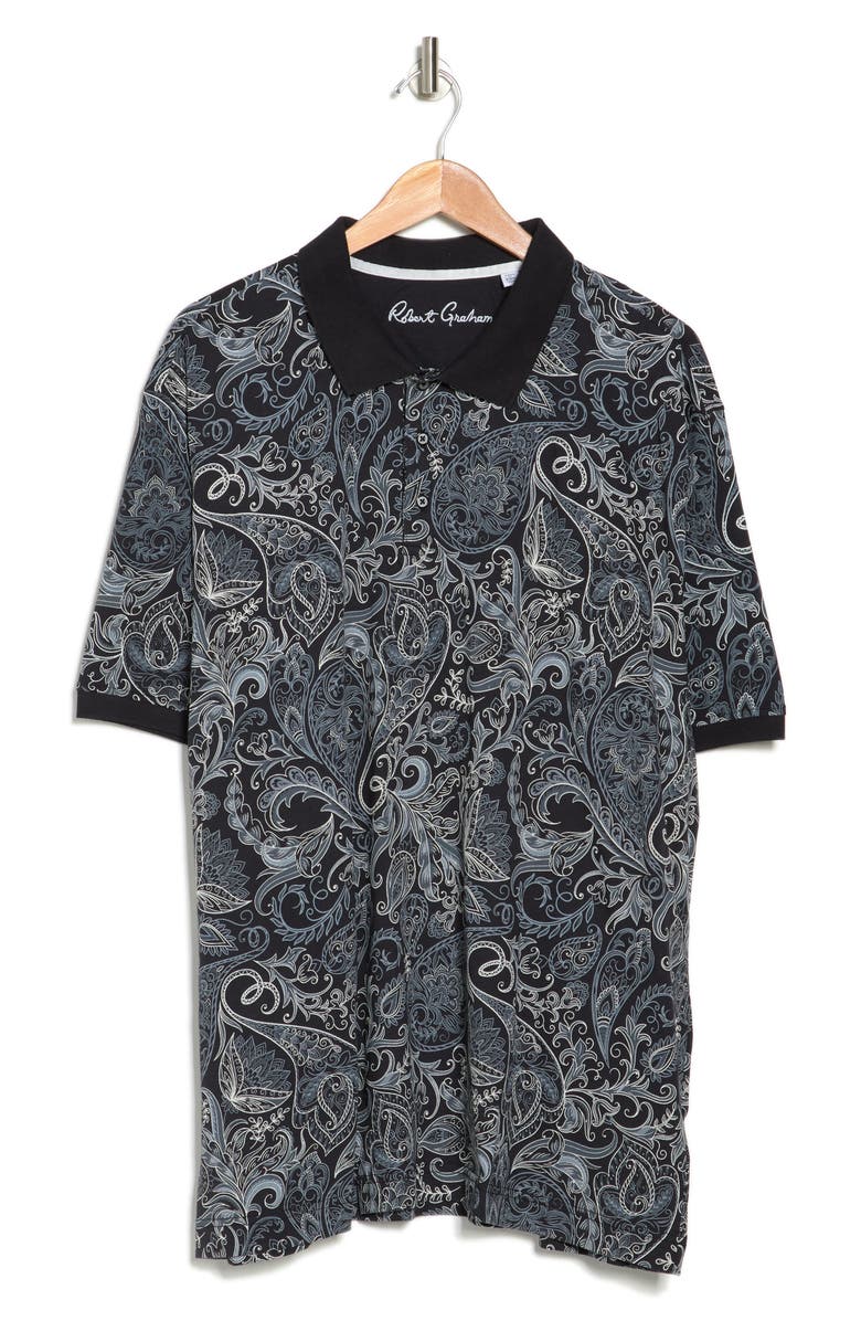 Robert Graham Dozer Paisley Polo, Main, color, 