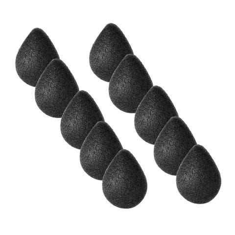 Natural Wood Charcoal Konjac Sponge 10-Pack
