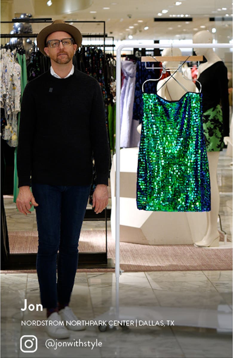 Acanthus Sequin Minidress, sales video thumbnail