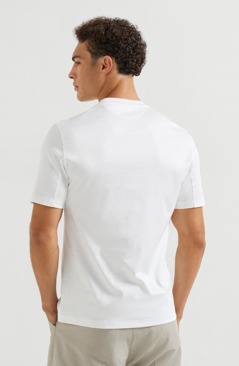 Brunello Cucinelli T-shirt with print, Alternate, color, White