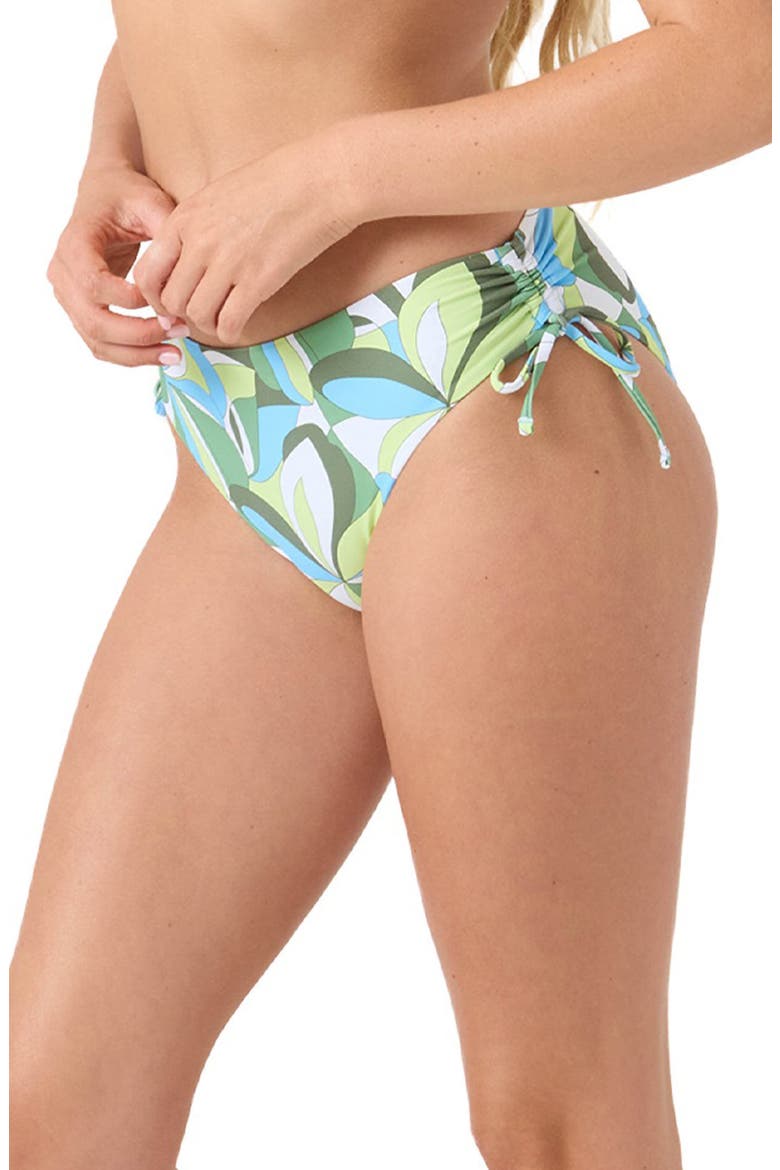 Surf Break Bikini Bottoms, Alternate, color, GREEN MULTI