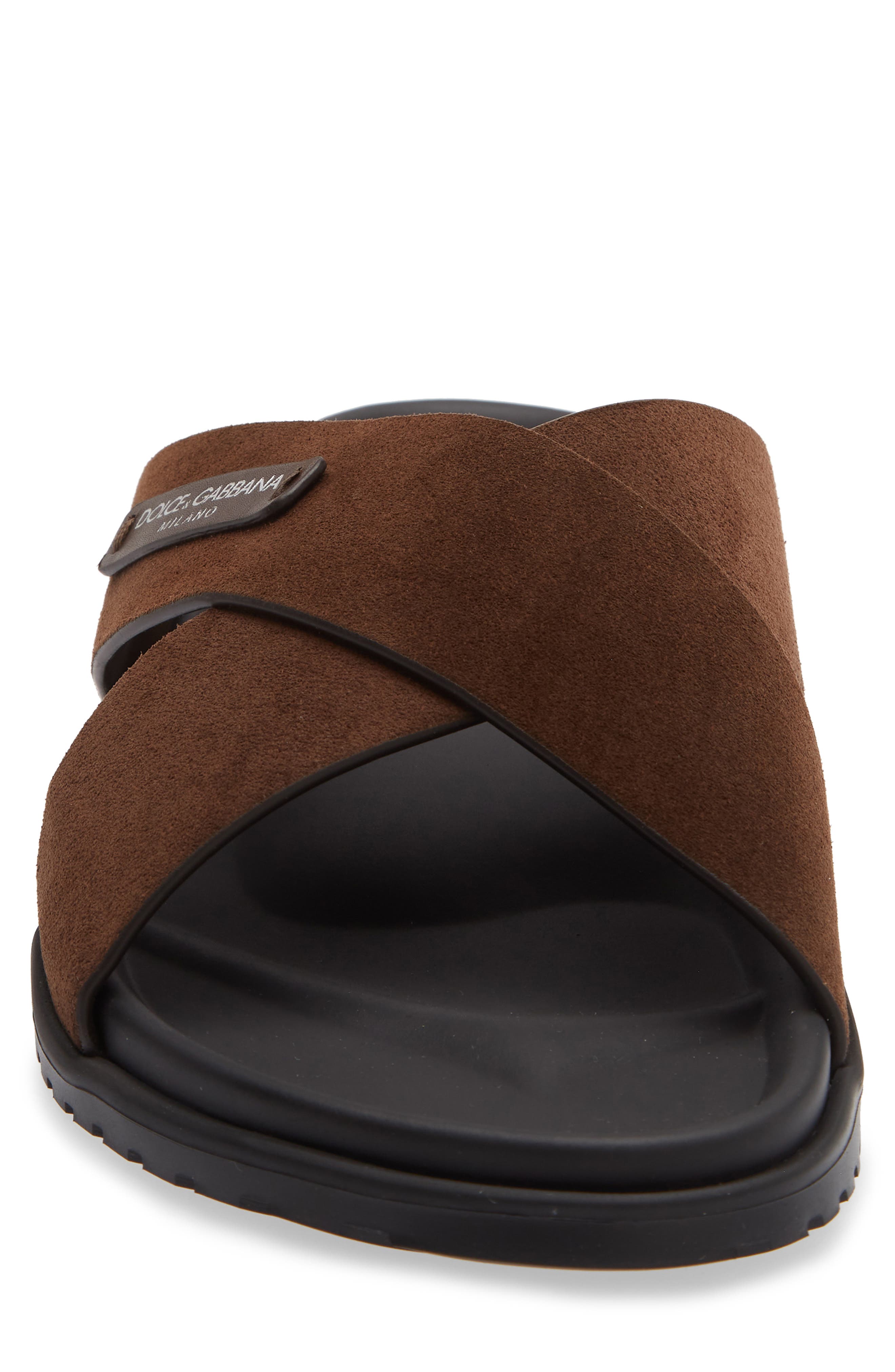 Slide Sandal, Alternate, color, EBANO/ CIOCCOLATO