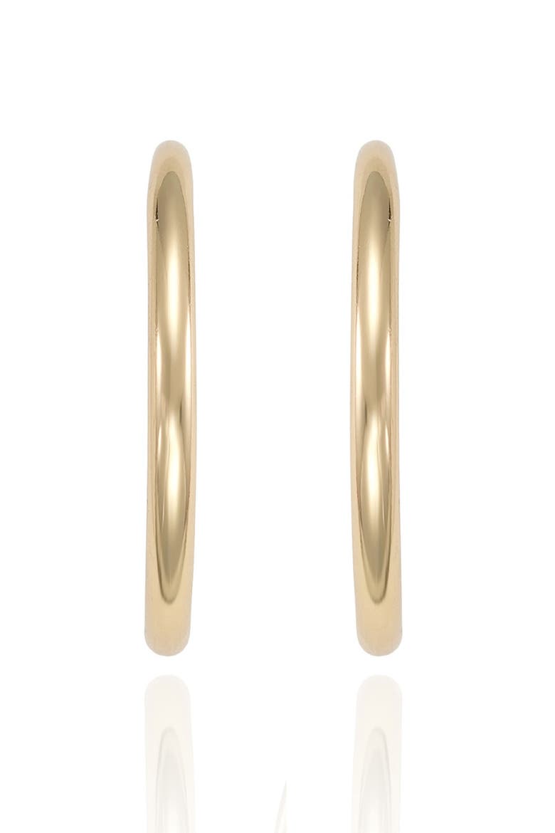 Classic Large Hoop Earrings, Alternate, color, GOLD