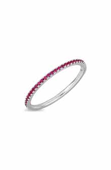 Bony Levy 18K Gold El Mar Ruby Stackable Ring
