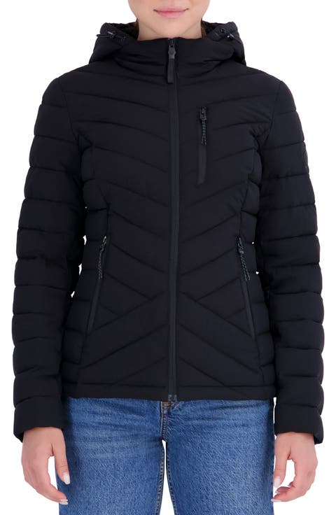 Water Resistant Stretch Puffer Jacket