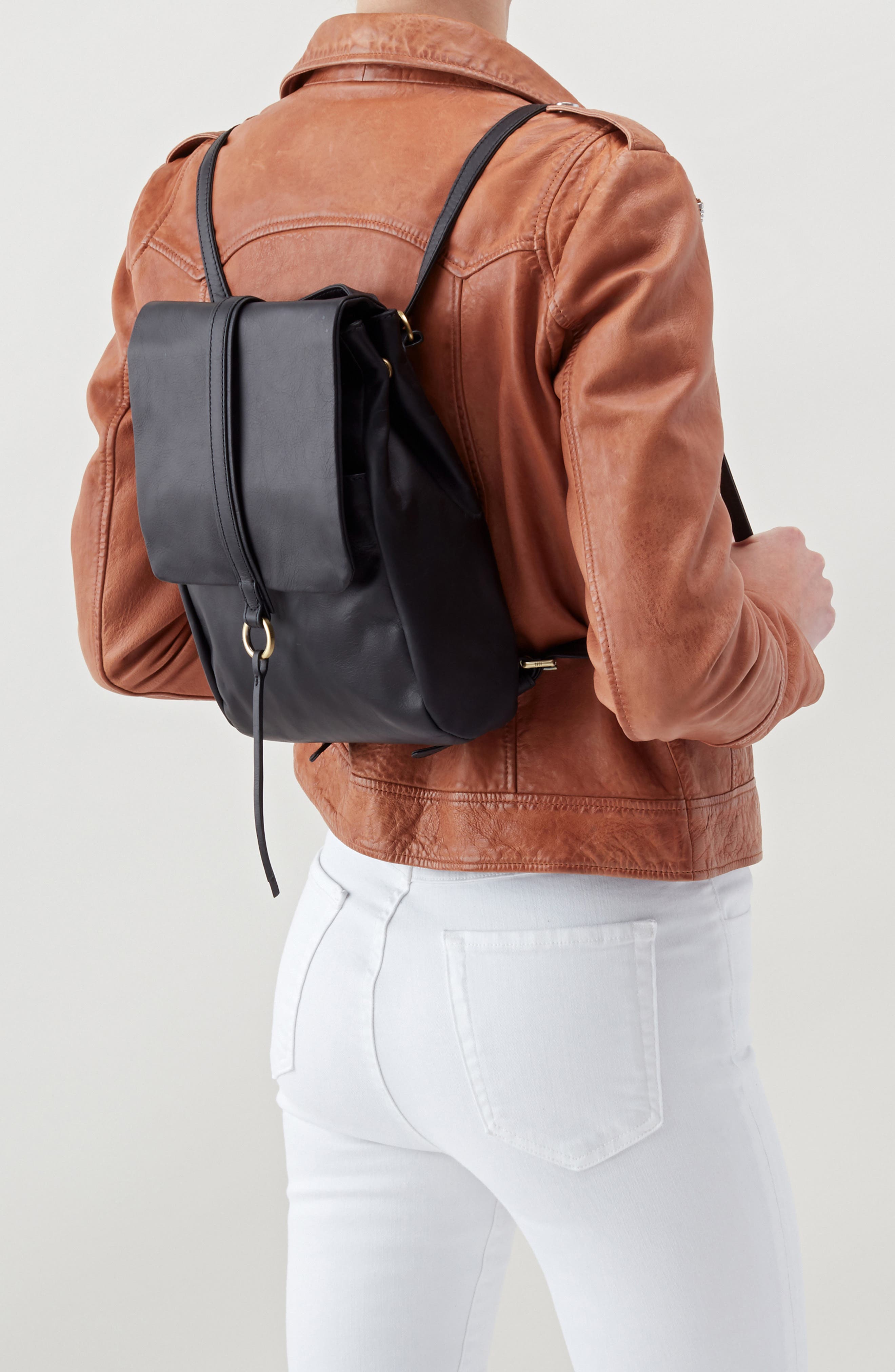 HOBO Bridge Convertible Leather Messenger Bag, Alternate, color, 