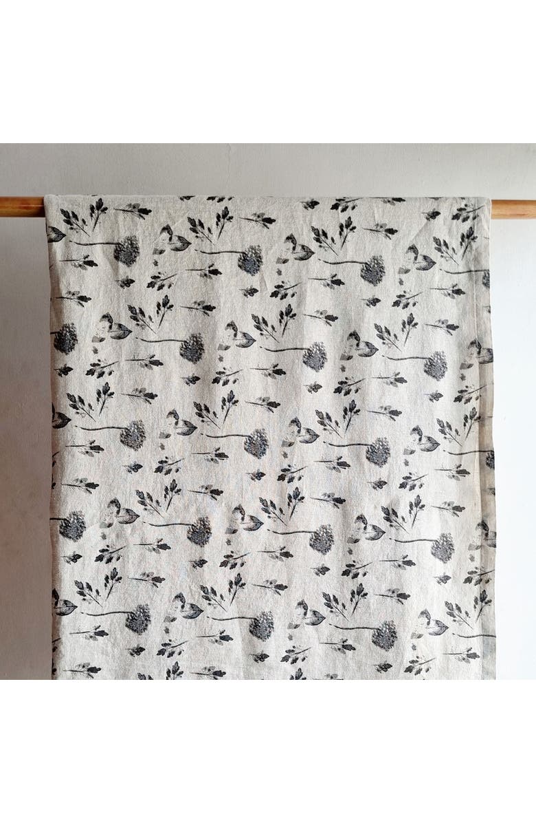 CG Hunter Floral Tablecloth, Main, color, Grey