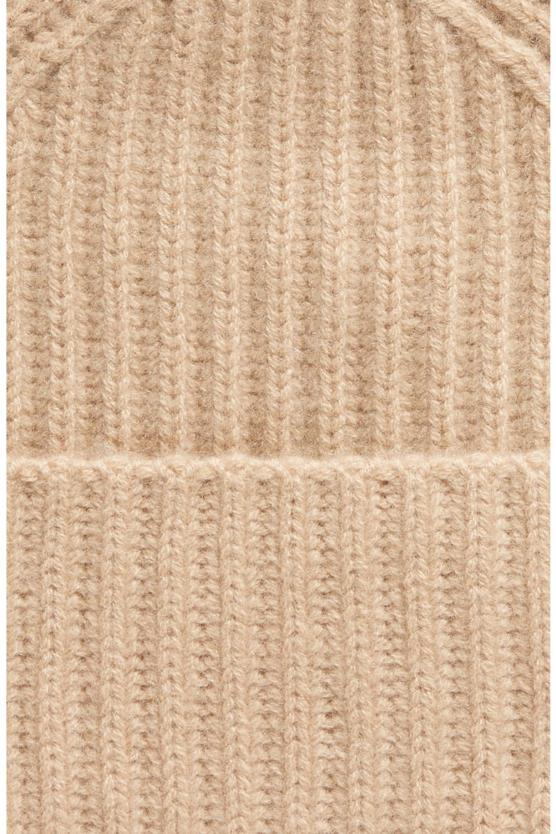 Boiled Cashmere Chunky Rib Beanie, Alternate, color, 231CAM