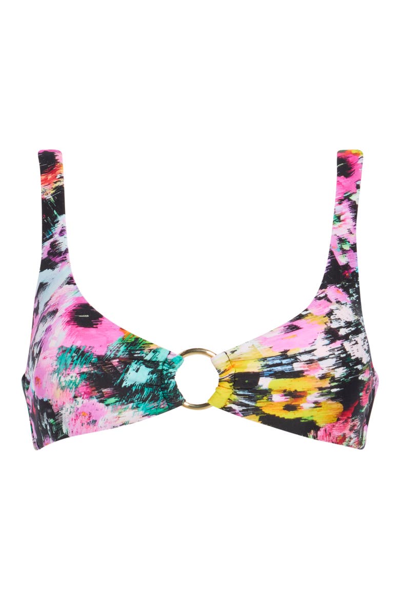 Ring Bralette Bikini Top, Main, color, MULTI