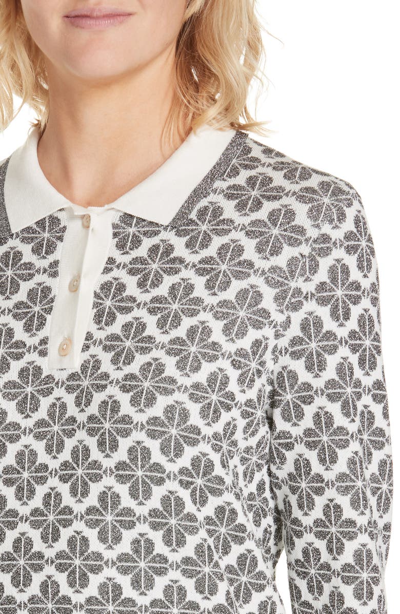 Kate Spade New York floral spade sweater, Alternate, color,