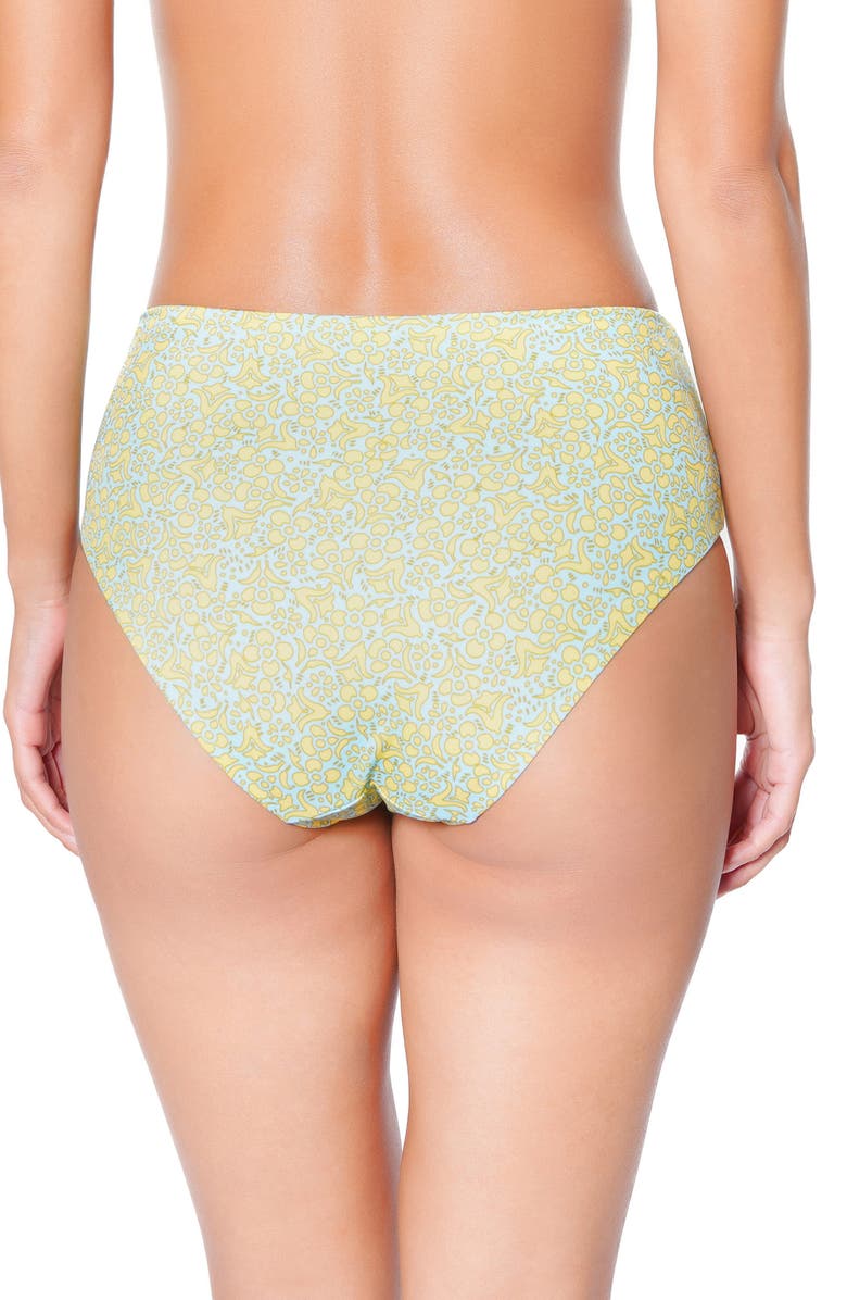 Huit Citron Vert Bikini Bottoms, Alternate, color, Green