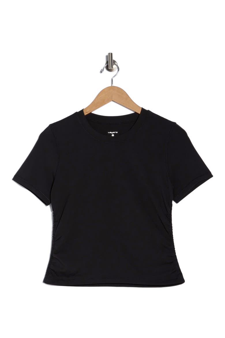 Modern Flex Activewear T-Shirt, Alternate, color, RICH BLACK