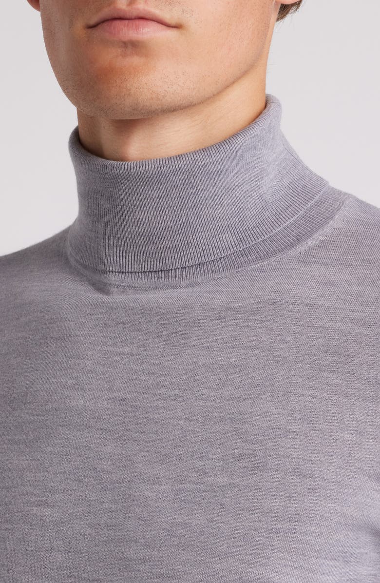 Theory Merino Wool Blend Turtleneck Sweater, Alternate, color, Cl H G/C G