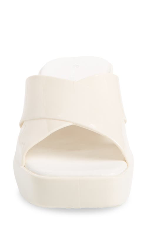 Jeffrey Campbell Bubblegum Platform Sandal In White