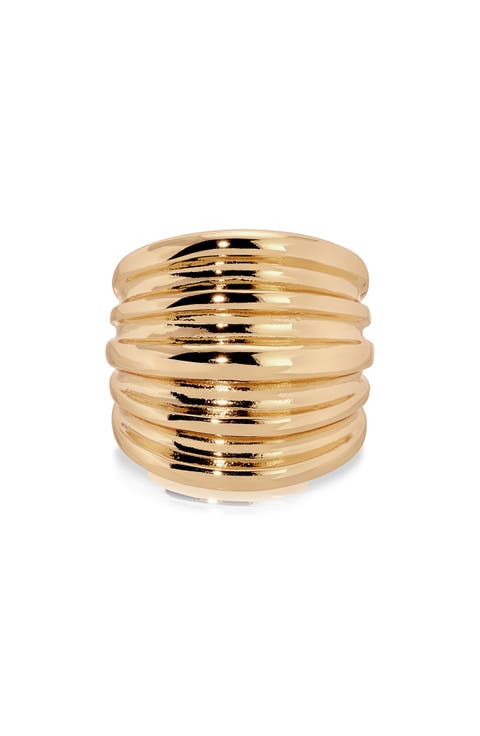 Textured Wide Band Ring