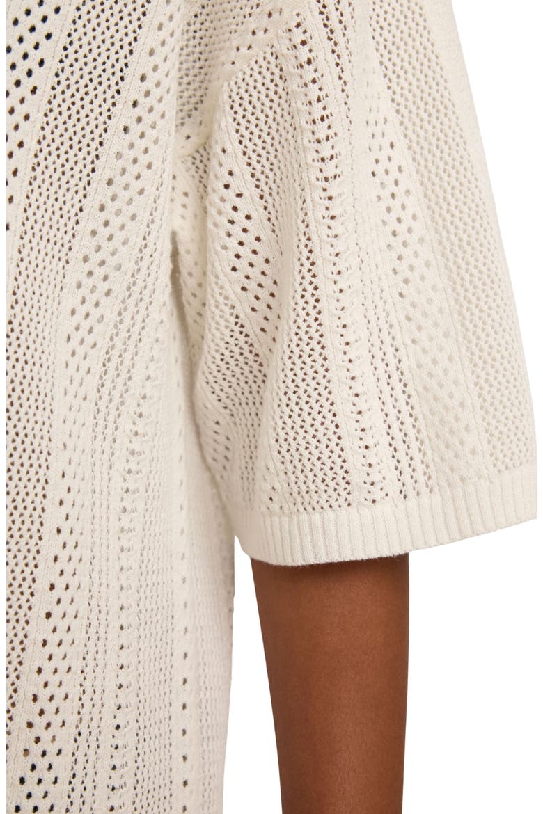 Mila Cotton Minidress, Alternate, color, WHITE