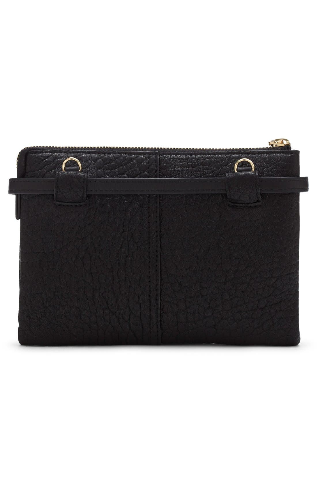 'Judi' Crossbody Bag, Alternate, color, BLACK (BUBBLE LAMB)