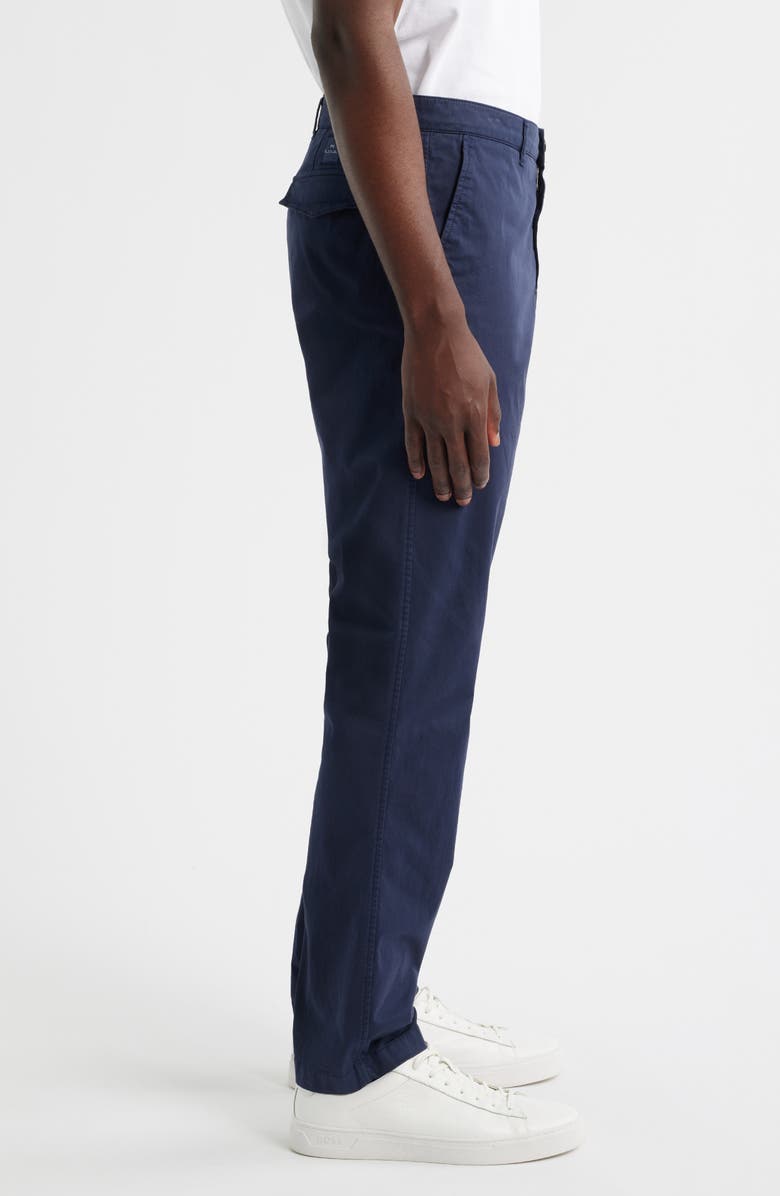 PS Paul Smith Tapered Stretch Organic Cotton Chinos, Alternate, color, Very Dark Navy