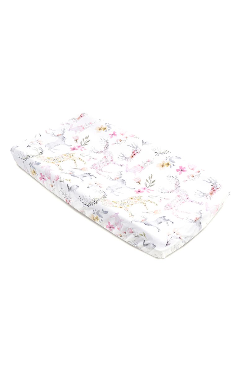 Oilo Fawn Changing Pad Cover & Fitted Crib Sheet Set, Alternate, color,