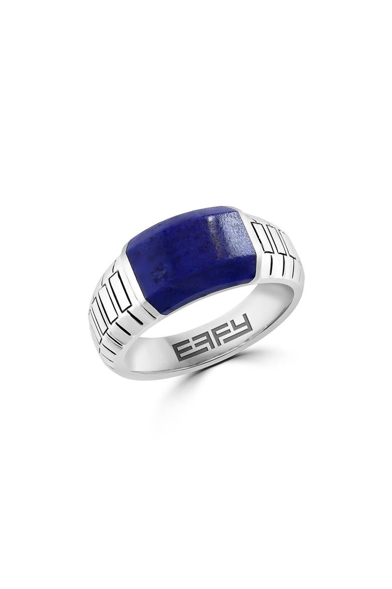 Men's Lapis Lazuli Ring, Main, color, BLUE