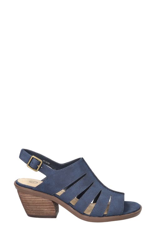 Bella Vita Rhodes Slingback Sandal In Navy