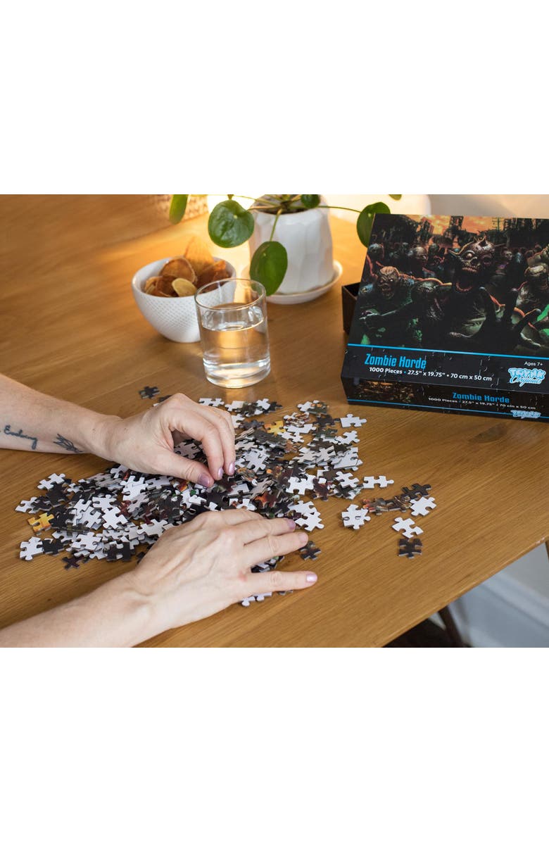 Toynk Zombie Horde Monster Horror 1000 Piece Jigsaw Puzzle, Alternate, color, Multi-Color