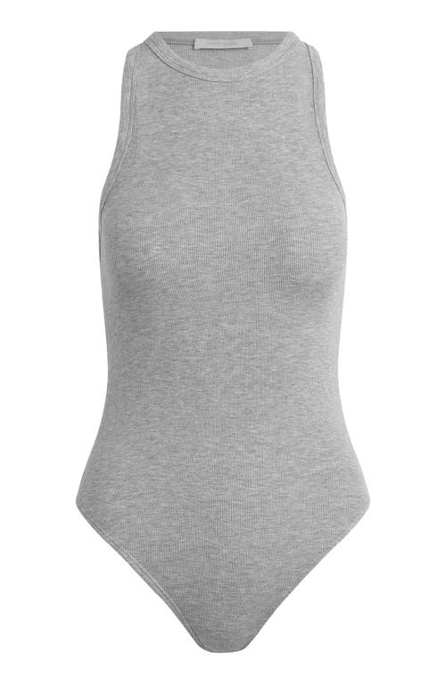 Favorite Daughter The Perfect Bodysuit In Heather Grey