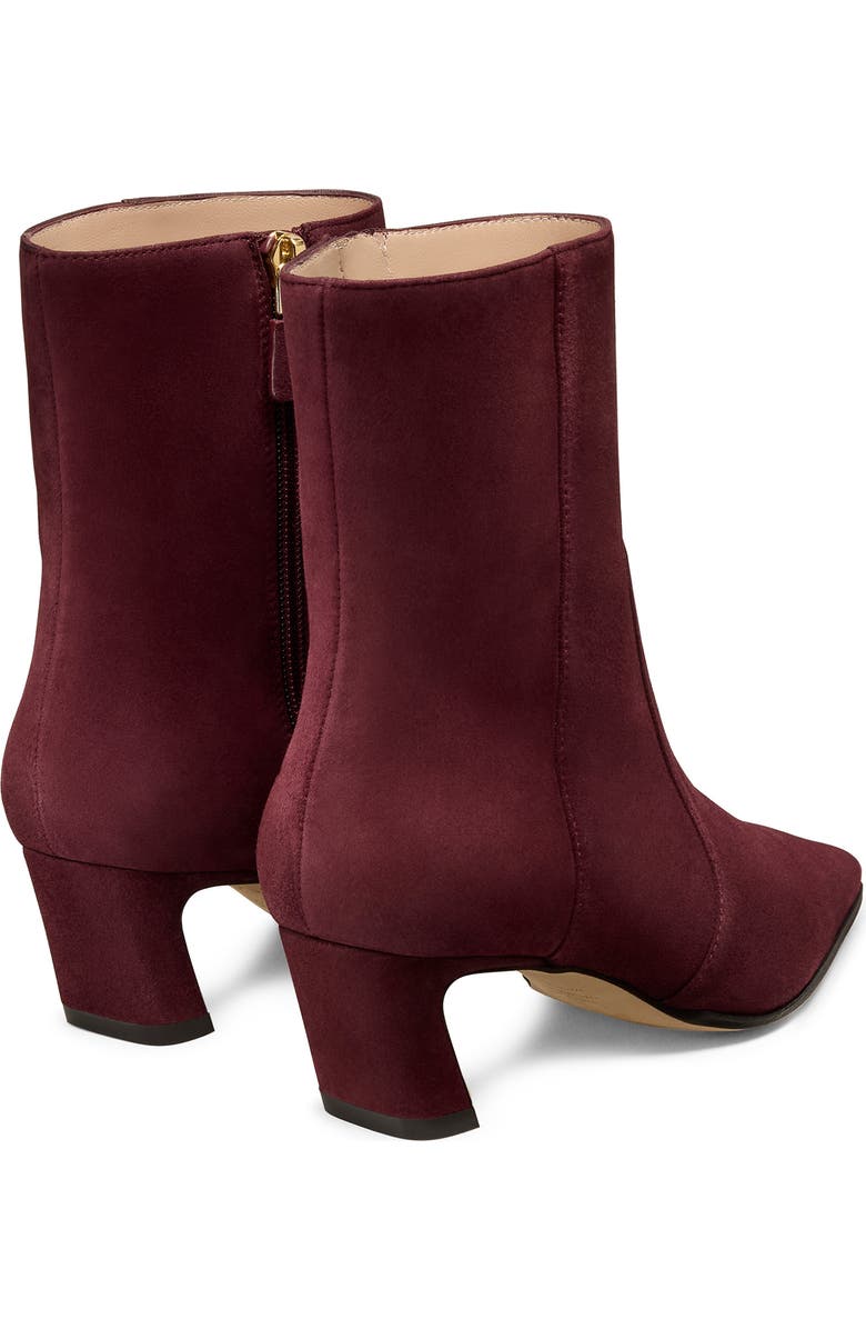Stuart Weitzman Stassi Zip Bootie 50, Alternate, color, Boysenberry