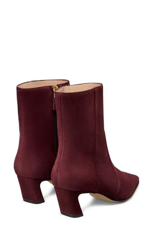Stuart Weitzman Stassi 50 Suede Ankle Boots In Purple