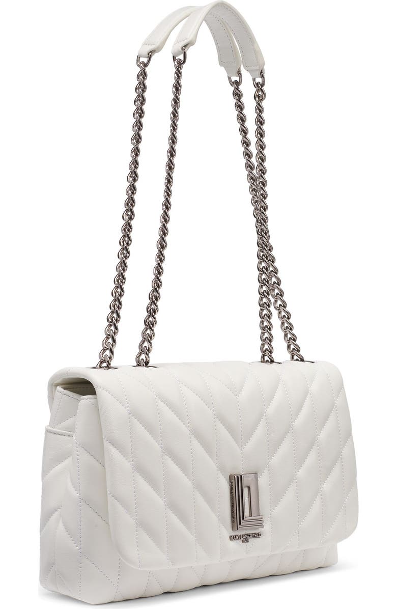 KARL LAGERFELD PARIS Lafayette Shoulder, Alternate, color, White