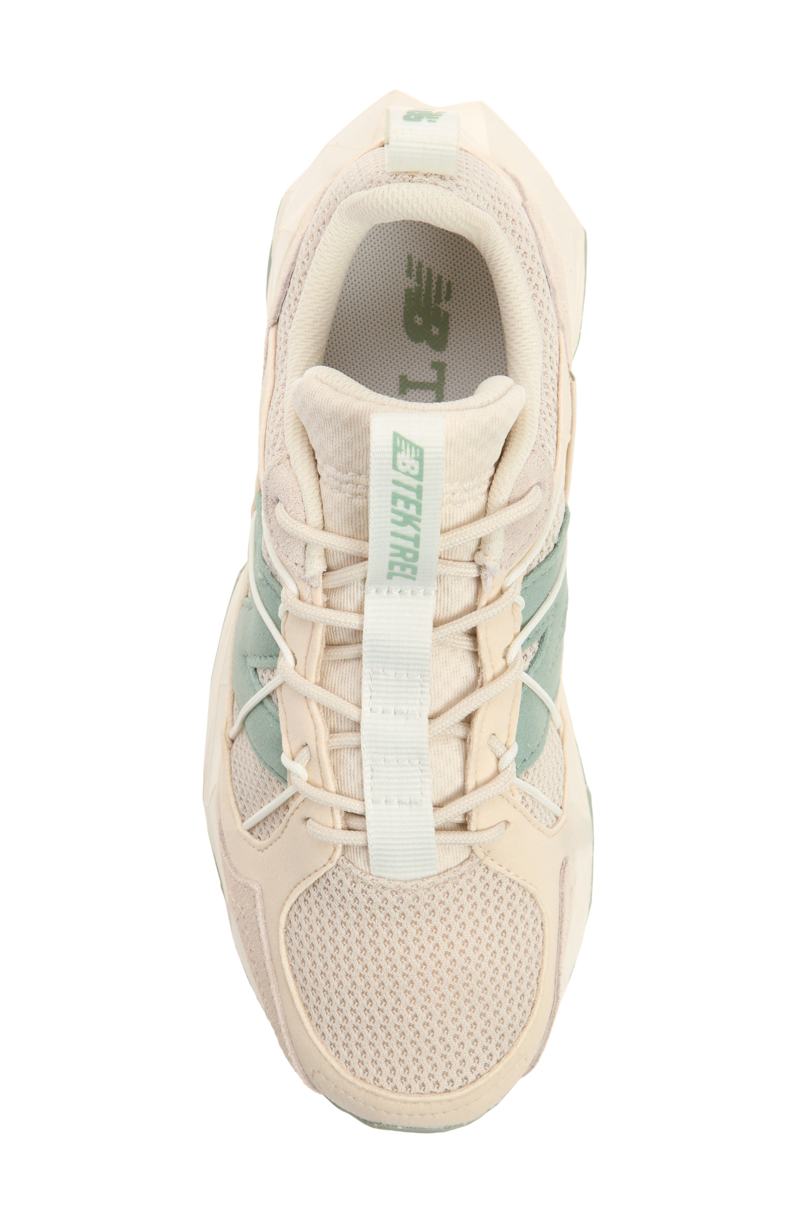Tektrel Trail Running Shoe, Alternate, color, LINEN/ MOSAIC GREEN