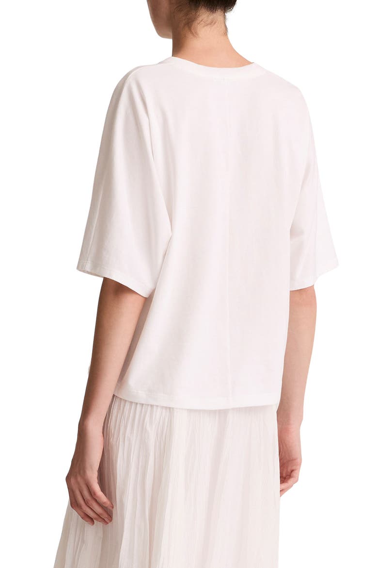 Dolman Sleeve Cotton T-Shirt, Alternate, color, OPTIC WHITE