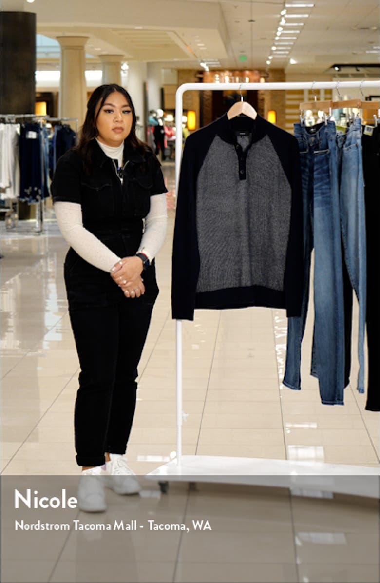 Birdseye Wool & Cashmere Henley Sweater, sales video thumbnail