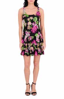 Kensie Tiered Ruffle Minidress