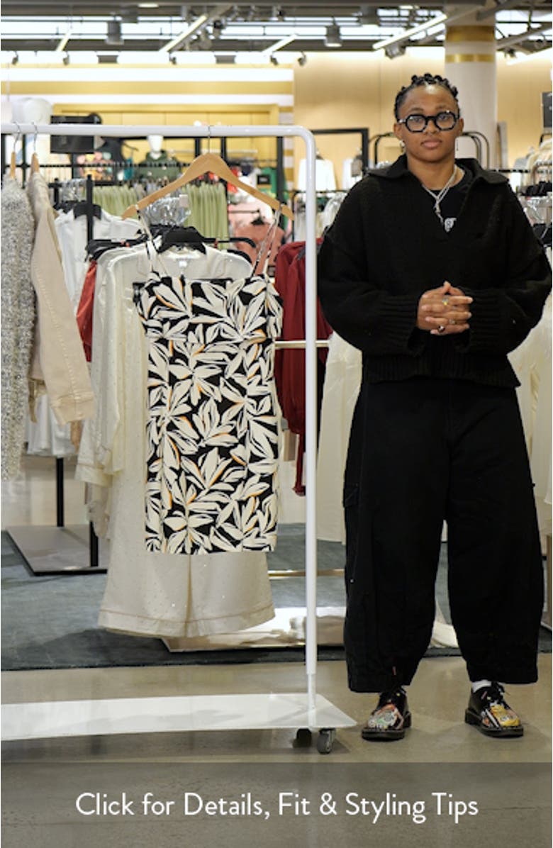 Genevieve Print Minidress, sales video thumbnail