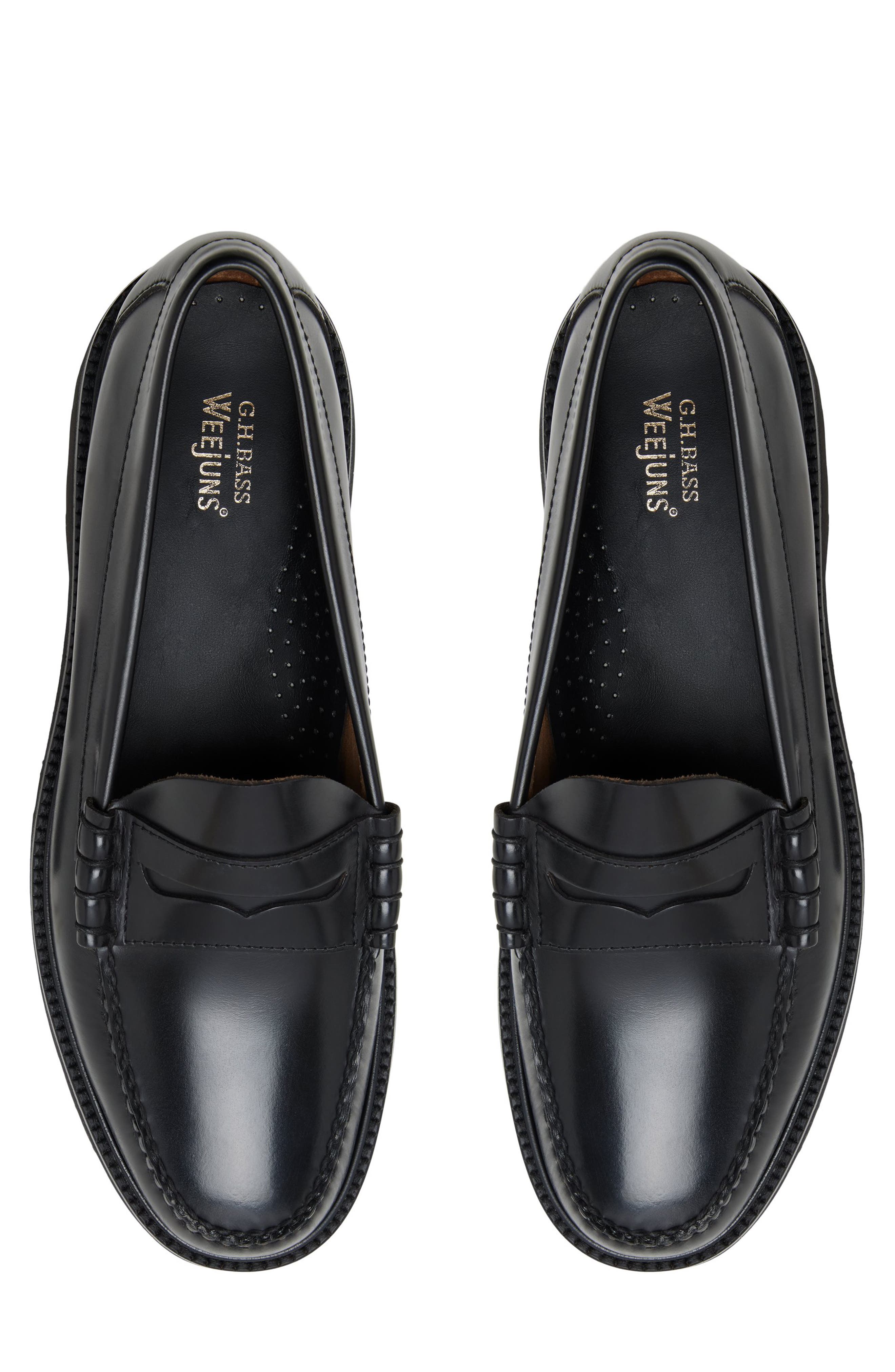 G.H.BASS Larson Penny Loafer, Alternate, color, Black