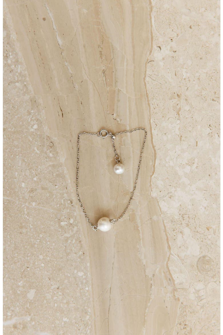 Abigail Pearl Bracelet, Alternate, color, Silver