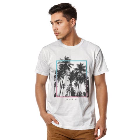 Men's Tropical Paradise Frame Short Sleeve Graphic T-Shirt