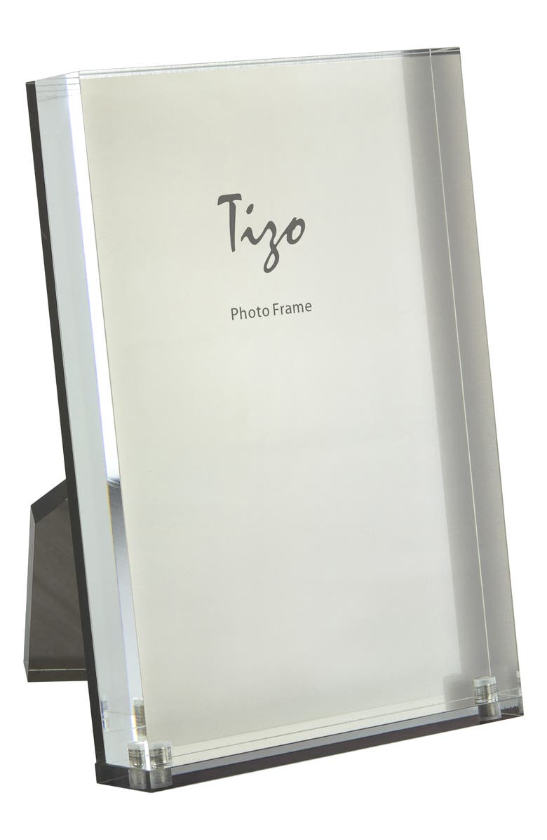 Tizo Lucite<sup>®</sup> Easel Picture Frame, Main, color, Silver