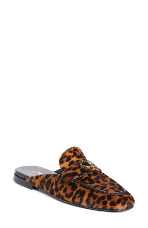 Prada Leopard-print Leather Mules