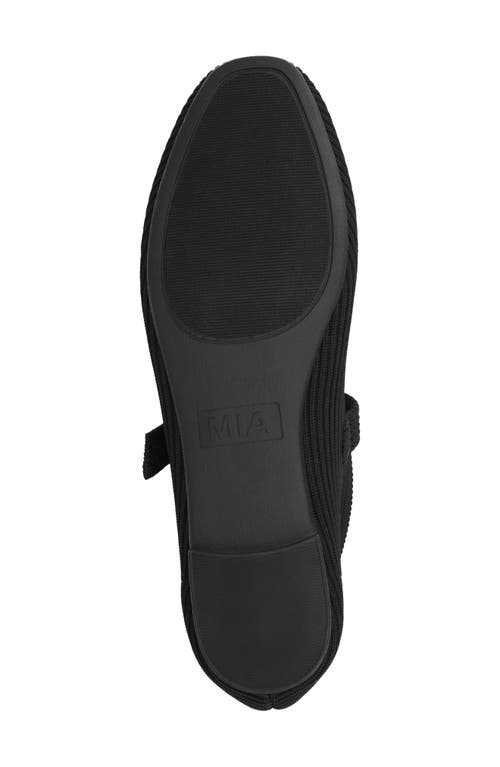 Mia Brita Mary Jane Flat In Black
