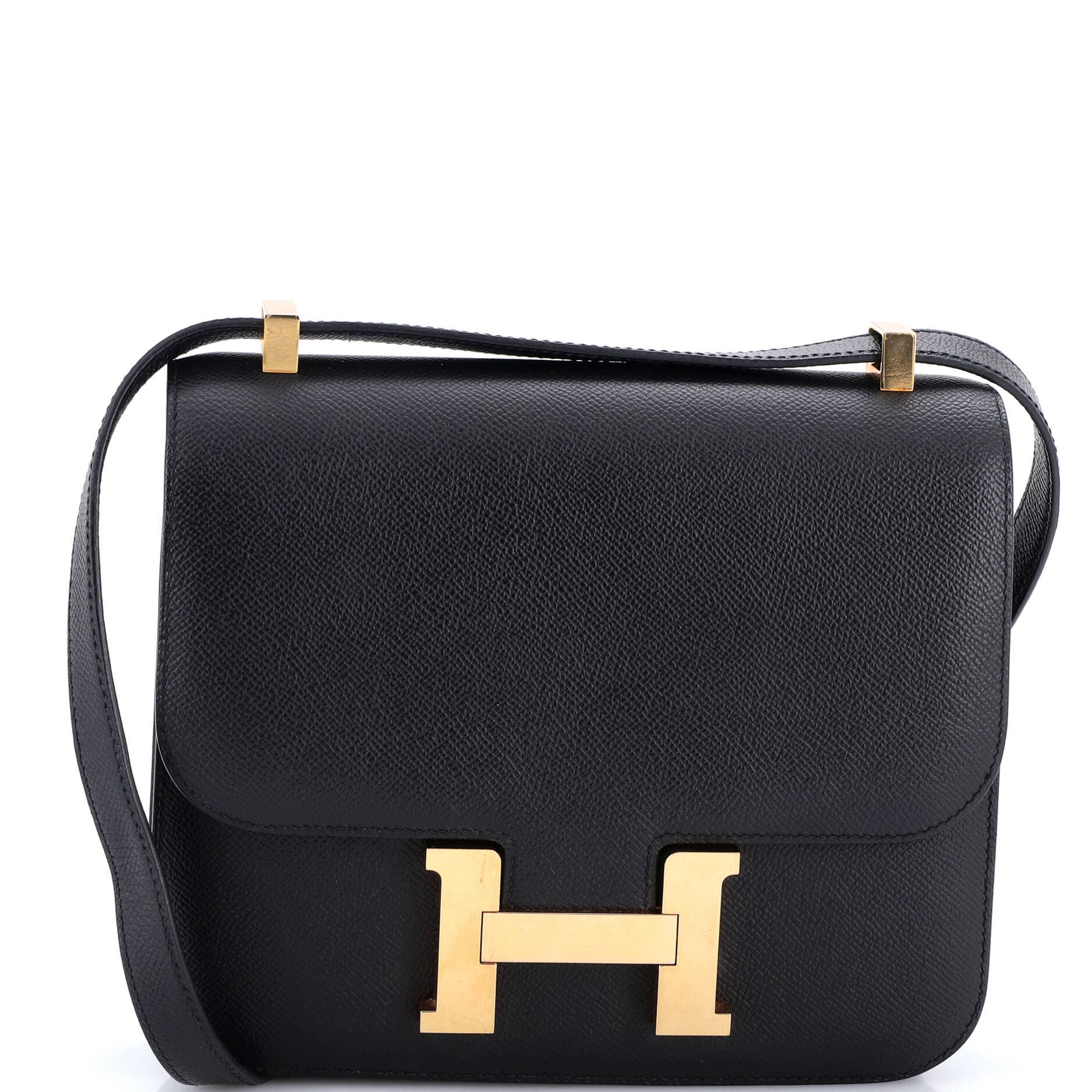Pre-Owned Hermes Constance Bag Epsom 24, Main, color, Noir