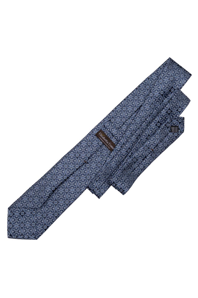 Palladio - Extra Long Silk Jacquard Tie for Men, Alternate, color, Blue