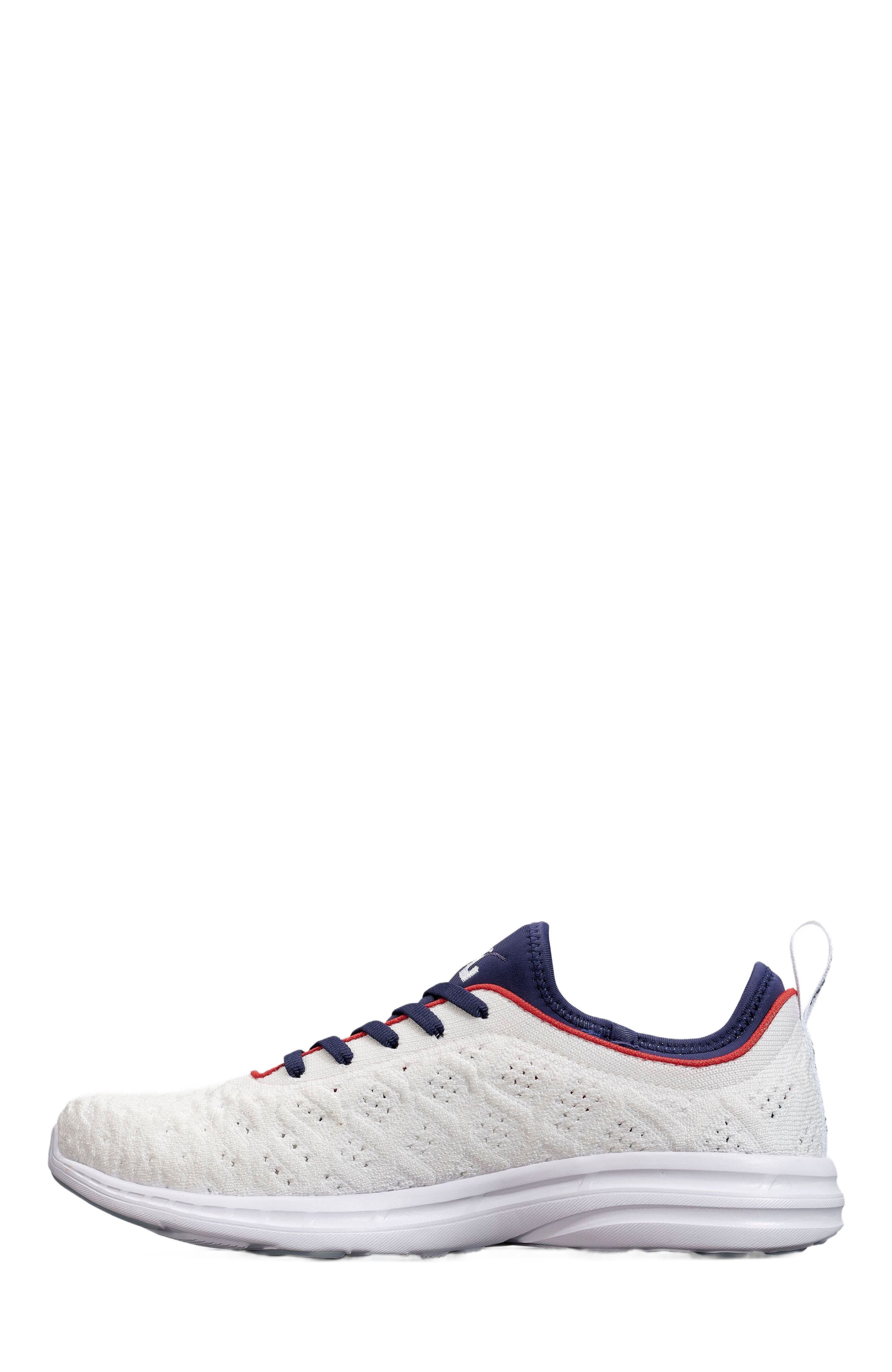 Women's TechLoom Phantom Sneakers, Alternate, color, White / Royal Navy / Red