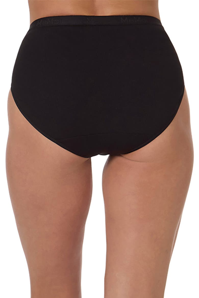 Seamless Rib 3-Pack Briefs, Alternate, color, BLACK