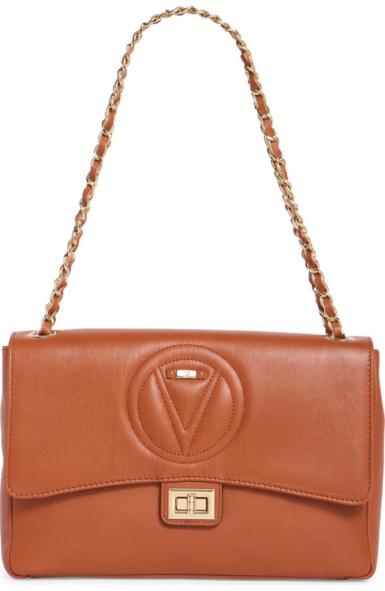 VALENTINO BY MARIO VALENTINO Posh Signature Shoulder Bag, Main, color, Whiskey