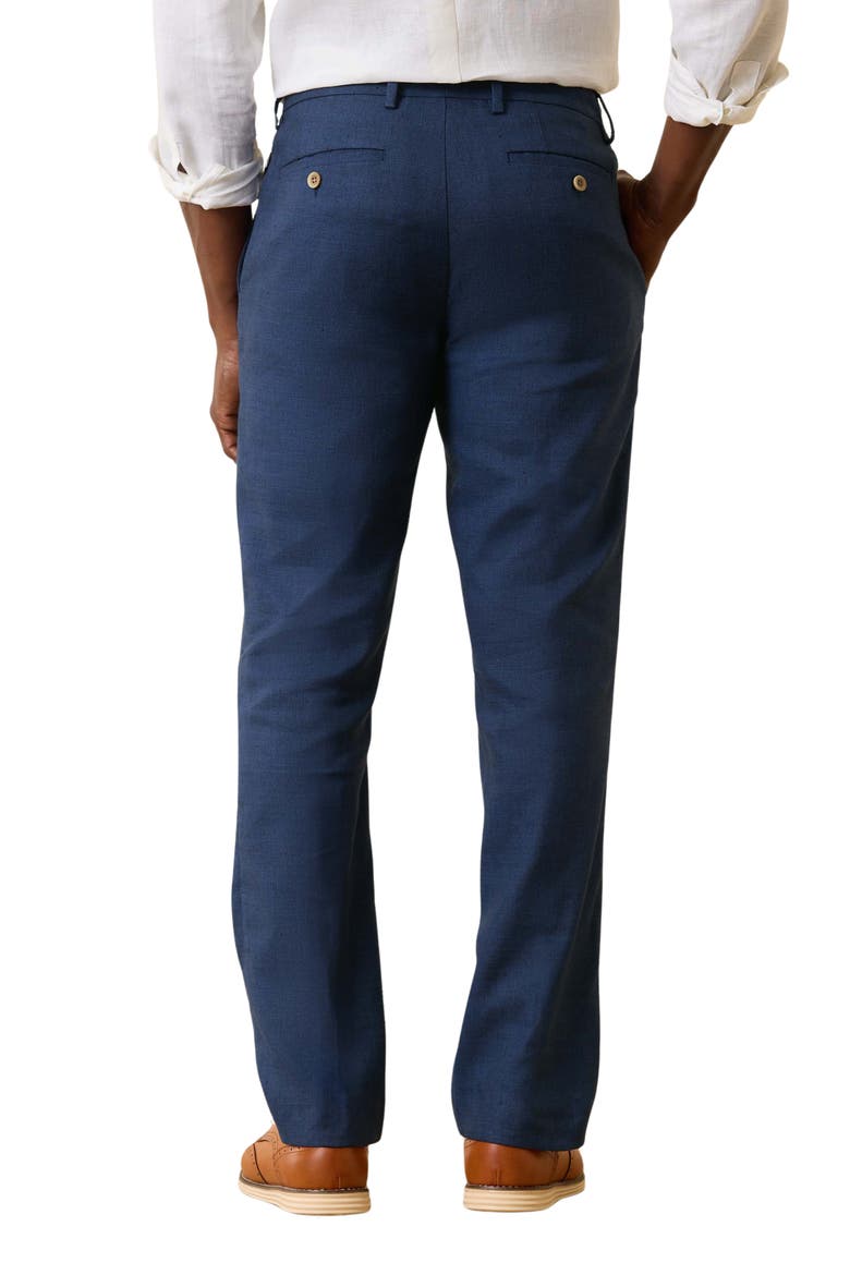 Lahaina Bay Linen Blend Pants, Alternate, color, NAVY