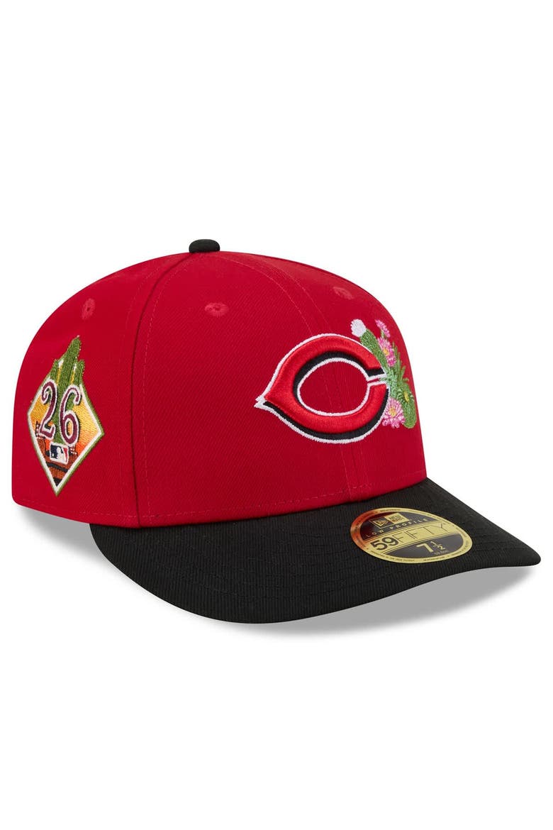 Men's New Era  Red/Black Cincinnati Reds 2026 Spring Training Low Profile 59FIFTY Fitted Hat, Main, color, Red