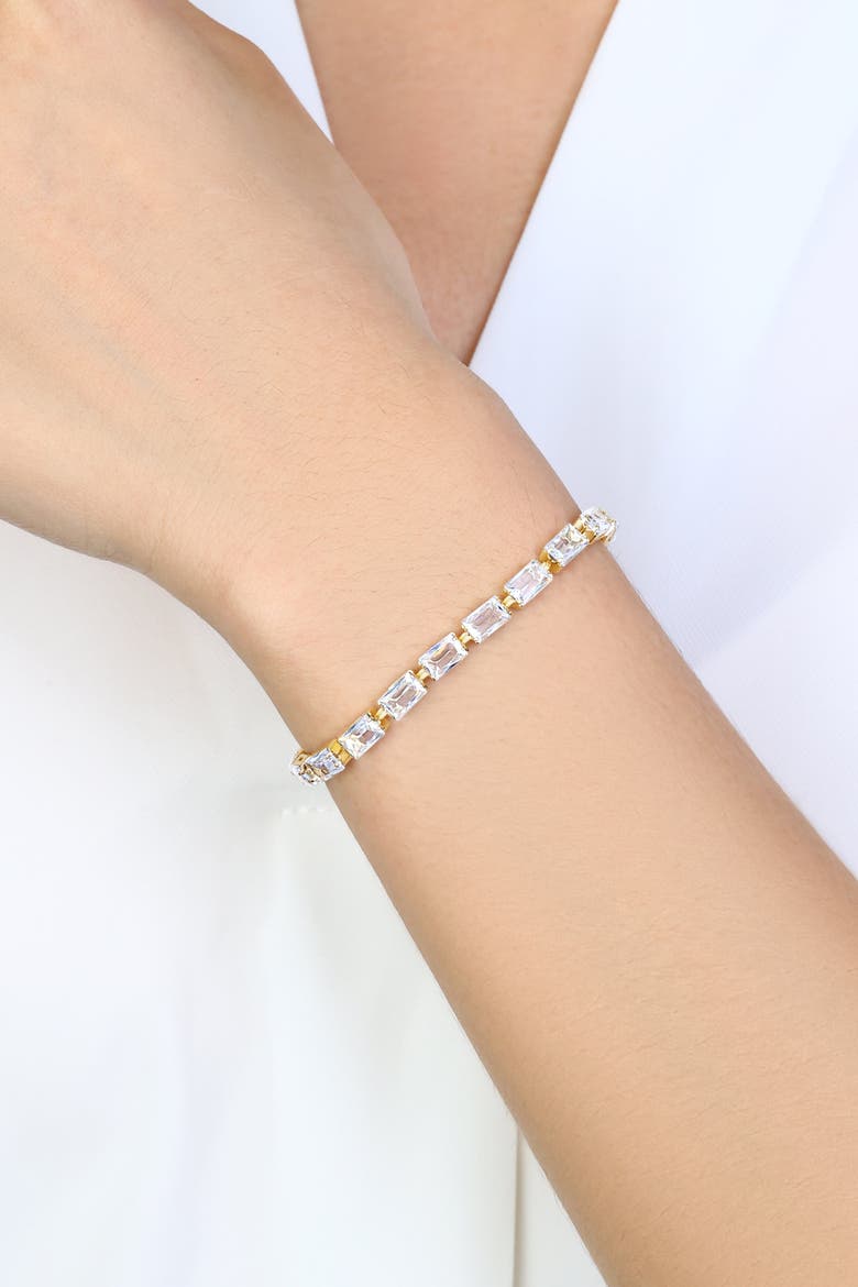 Baguette Tennis Bracelet, Alternate, color, Silver